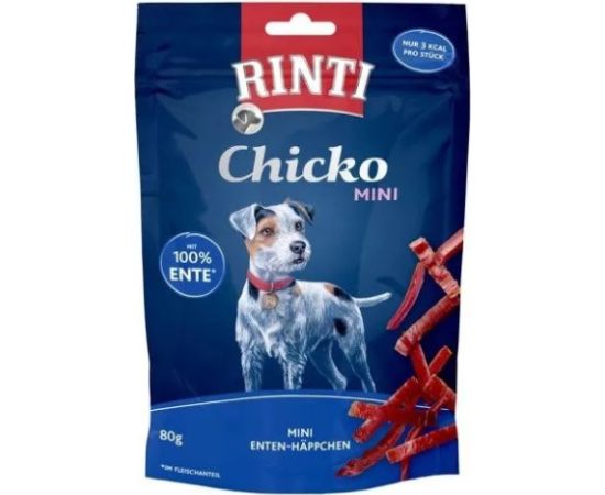 RINTI Chicko Mini Duck - dog treat - 80g Suņu barība