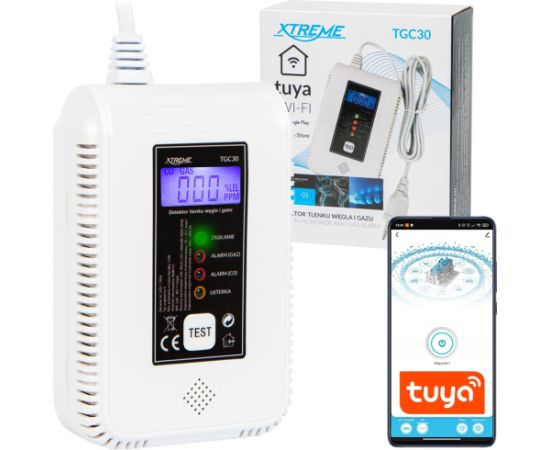 Blow TGC30 WiFi Tuya carbon monoxide and gas detector Детекторы