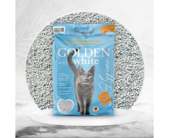 Golden Grey GOLDEN White Hygienic - bentonite litter - 14kg Kaķu pakaiši