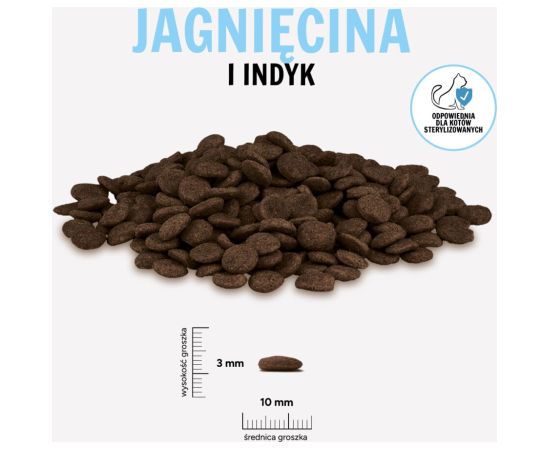 Paka Zwierzaka Jagnięcina z indykiem "M" 400g Kaķu sausā barība
