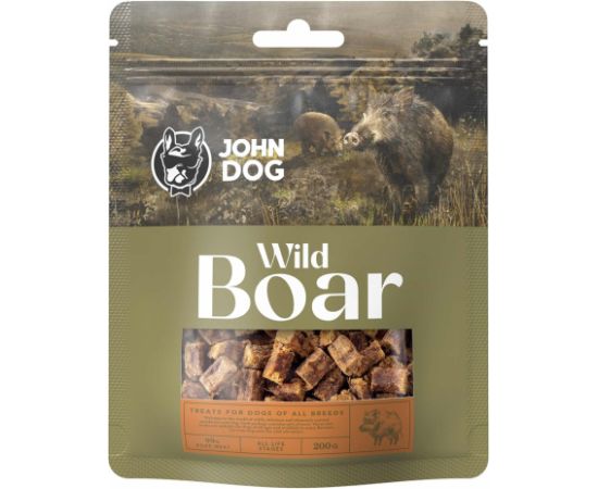 JOHN DOG Wild Boar - dog treat - 200g Suņu barība