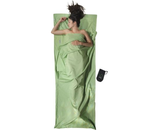 Cocoon CT46-0 Adult Rectangular sleeping bag Cotton Green Guļammaisi