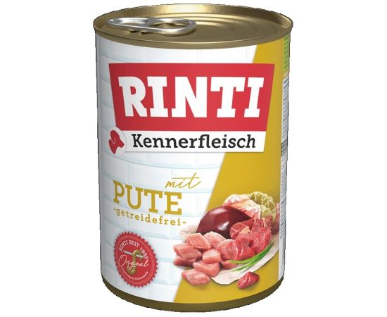 RINTI Kennerfleisch Turkey - wet dog food - 400g Suņu barība