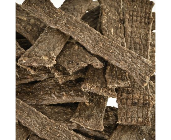 PETITTO Dried meat strips Game with hemp - dog treat - 400g Suņu barība
