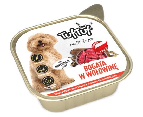 Tuftuf TUF TUF Alupak Beef Pate - wet dog food - 300g Suņu barība