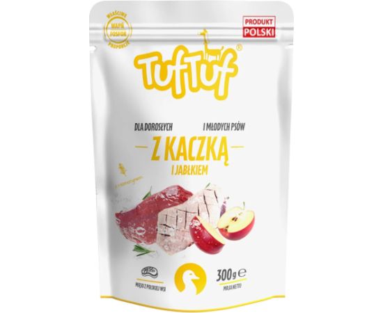 Tuftuf TUF TUF Duck with apple - wet dog food - 300g Suņu barība