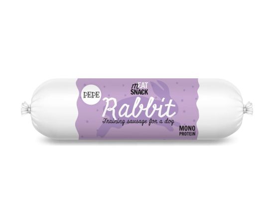 PAKA ZWIERZAKA Pepe Sausage Rabbit - dog treat - 200g Suņu barība