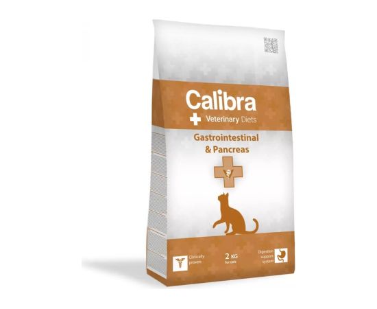CALIBRA Veterinary Diets Cat Gastrointestinal & Pancreas - dry cat food - 2kg Kaķu sausā barība