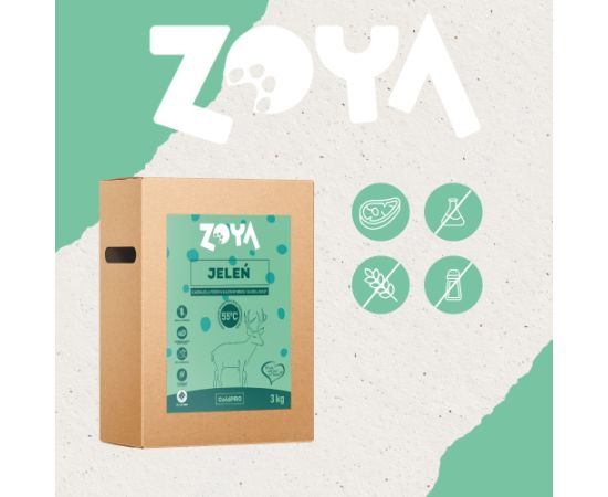 ZOYA ColdPRO Deer - dry dog food - 3kg Suņu barība