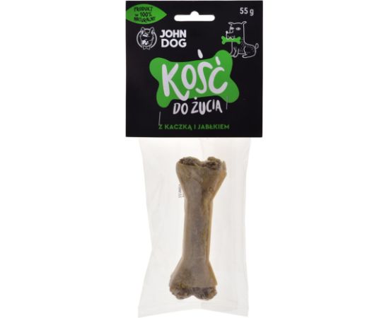 JOHN DOG Chewing bone with duck and apple - dog chew - 12 cm Suņu barība