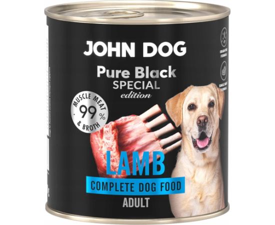 John Dog PURE BLACK SPECIAL JAGNIĘCINA KARMA 800g Suņu barība