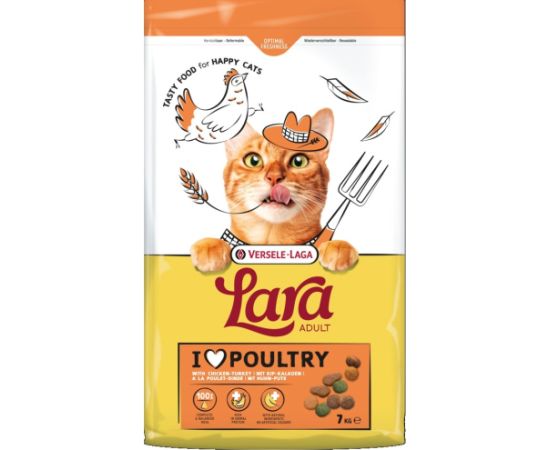 VERSELE-LAGA Lara Adult Turkey with chicken - dry cat food - 7kg Сухой корм для кошек