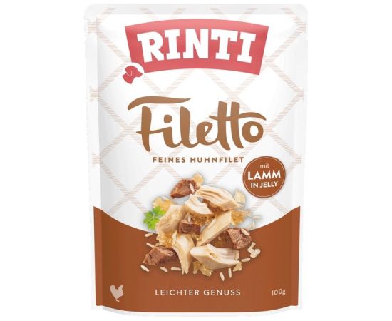 RINTI Filetto Chicken fillet with lamb - wet dog food - 100g Suņu barība