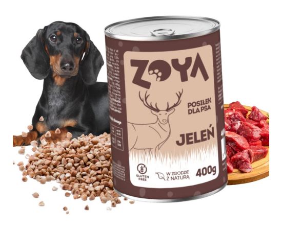 ZOYA Deer - wet dog food - 400g Suņu barība