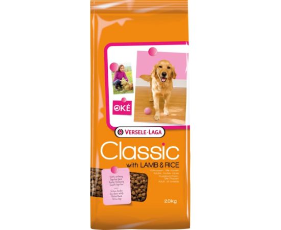 VERSELE-LAGA Classic Lamb & Rice - dry dog food - 20 kg Suņu barība