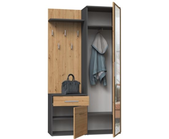 Top E Shop Topeshop GARD DUO ANT/ART KPL entryway cabinet Jaunumi -Dārzam