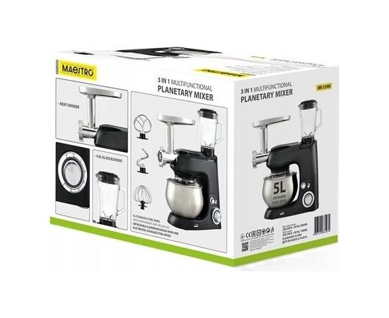 Planetary mixer 3-in-1 2000 W MR-559-M MAESTRO Virtuves kombaini
