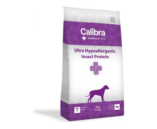 CALIBRA Veterinary Diets Ultra Hypoallergenic Insect - dry dog food - 2kg Suņu barība
