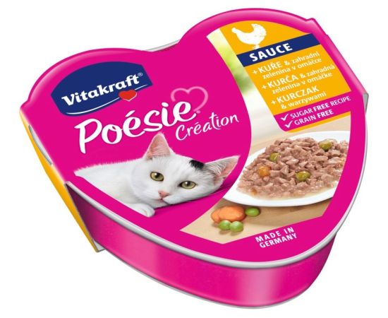 VITAKRAFT POESIE CREATION SOS chicken/vegetables - wet cat food - 85 g Консервы кошек
