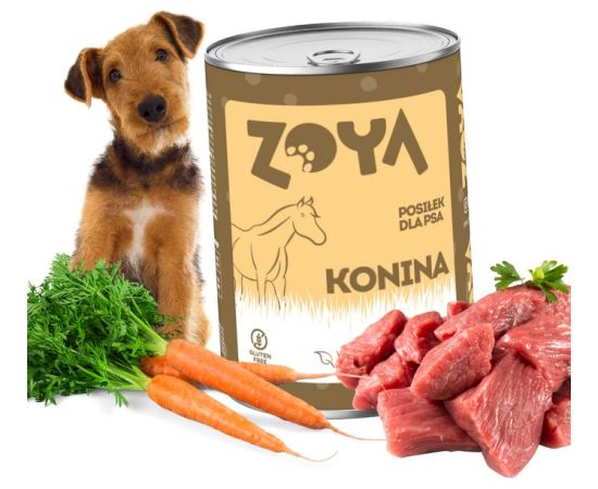 ZOYA Konina - puszka mokra karma dla psów 400g Suņu barība