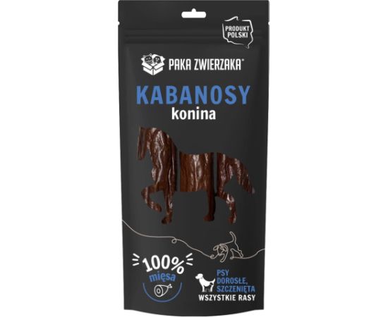 PAKA ZWIERZAKA Sausages Horse - dog treat - 80g Suņu barība