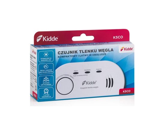 Carbon monoxide detector Kidde K5CO White Detektori
