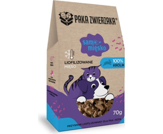 PAKA ZWIERZAKA Samo Mięsko Rabbit - dog treat - 70g Suņu barība