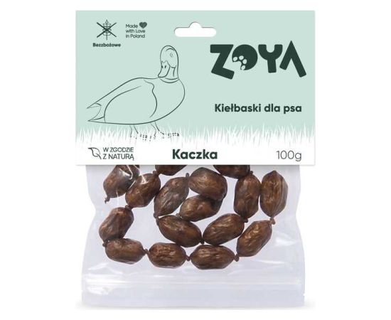 ZOYA Duck sausages - dog treat - 100g Suņu barība