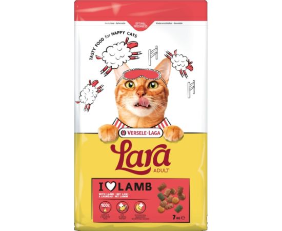 Versele-laga VL-Lara Adult Lamb z jagnięciną karma dla kotów dorosłych 7kg Kaķu sausā barība