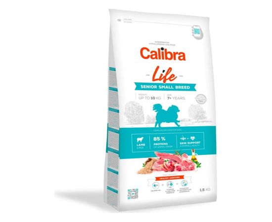 CALIBRA Dog Life Senior Small Breed Lamb - dry dog food - 1,5kg Suņu barība