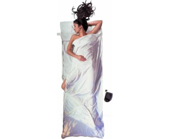 Wkładka do śpiwora z zamkniem dwukierunkowym Cocoon TravelSheet Coupler Silk/Cotton, natural Спальные мешки
