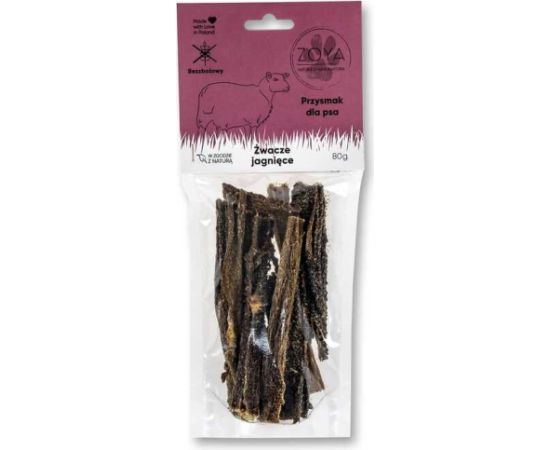 ZOYA Żwacze Jagnięce przysmak dla psa 80g Suņu barība