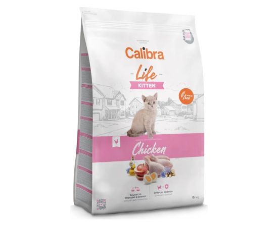 CALIBRA Cat Life Kitten Chicken - dry cat food - 6kg Kaķu sausā barība