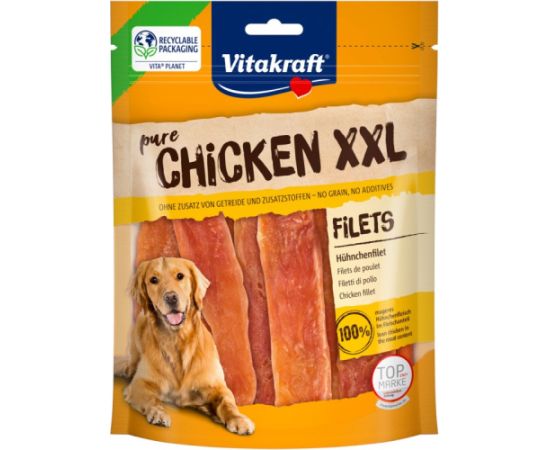 VITAKRAFT Chicken Fillets XXL - dog treat - 250g Suņu barība