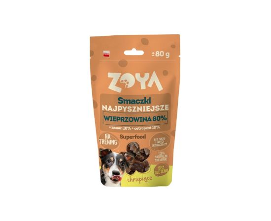 ZOYA Smaczki - Najpyszniejsze przysmak dla psa 80g Suņu barība