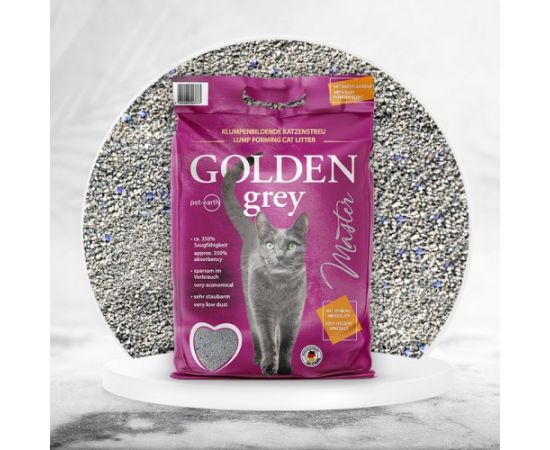 GOLDEN Grey Master - bentonite litter - 14kg Kaķu pakaiši