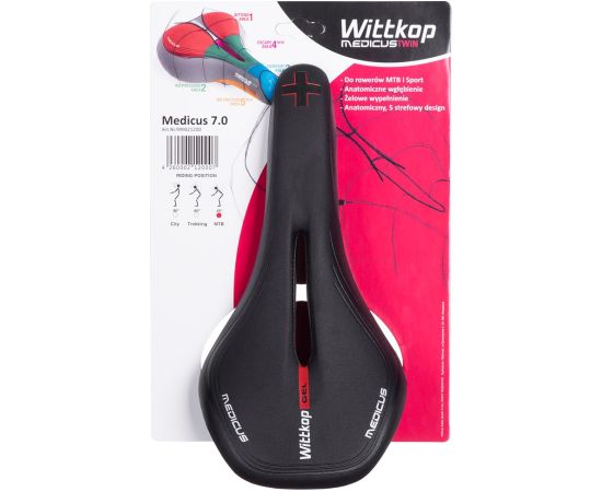 Bike Saddle Wittkop Medicus Twin 7.0 Другие аксессуары для велосипедов