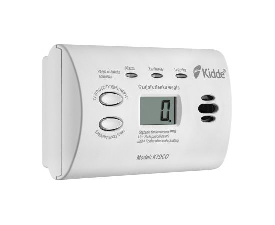 Carbon monoxide detector Kidde K7DCO with display White Detektori