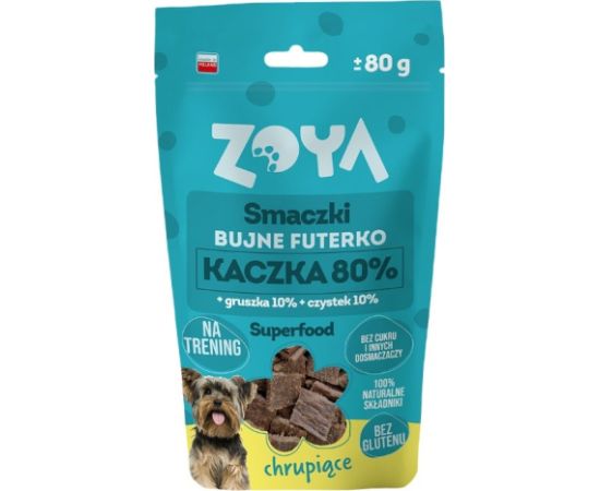 ZOYA Smaczki - Bujne Futerko przysmak dla psa 80g Suņu barība