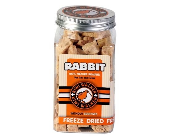 John Dog KIWI WALKER Freeze-dried treats Rabbit - treat for dog and cat - 75g Suņu barība