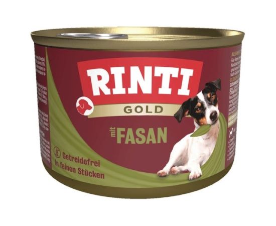 RINTI Gold Pheasant  - wet dog food - 185g Suņu barība