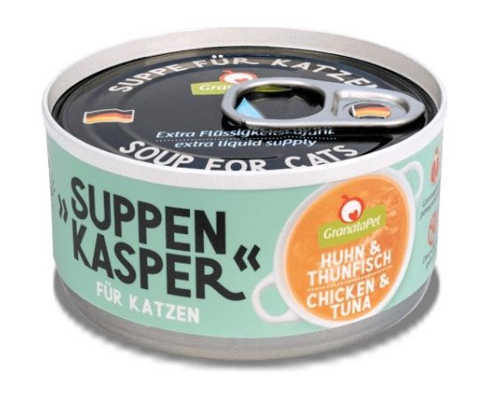 Fox4pets GRANATAPET Suppenkasper Chicken and tuna - cat treats - 70g Kaķu konservi