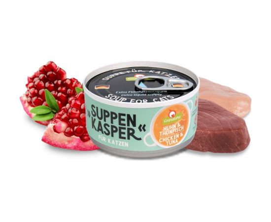 Fox4pets GRANATAPET Suppenkasper Chicken and tuna - cat treats - 70g Kaķu konservi