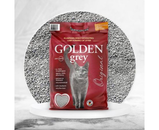 GOLDEN Grey Original - bentonite litter - 7kg Kaķu pakaiši
