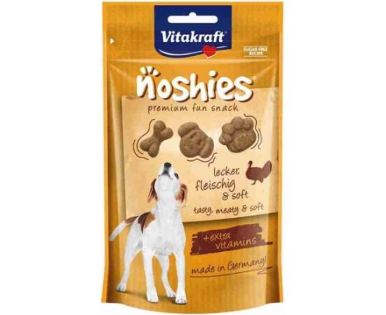 VITAKRAFT Noshies Turkey - dog treat - 90 g Suņu barība