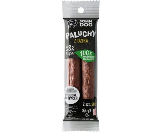 JOHN DOG Boar sticks - Dog treat - 50 g Suņu barība