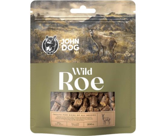 JOHN DOG Wild roe - dog treat - 200g Suņu barība