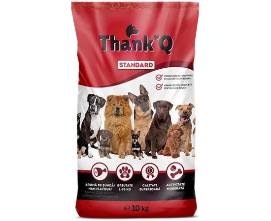 Hurtownia Karm THANK'Q Standard Ham - dry dog food - 10kg Suņu barība