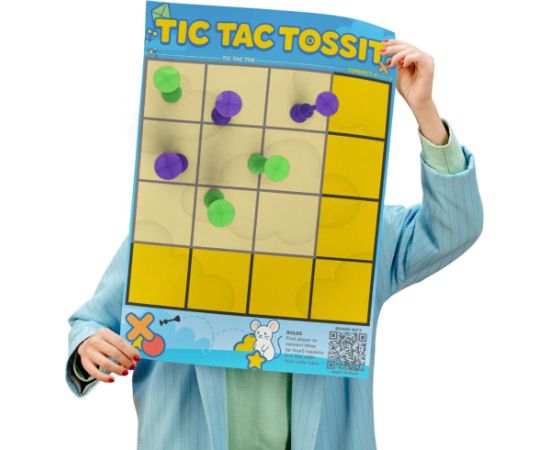 Art & Pollo Ou Tarcza TOSSIT - Target & Tic-Tac-Toe Jaunumi, Bērnu preces