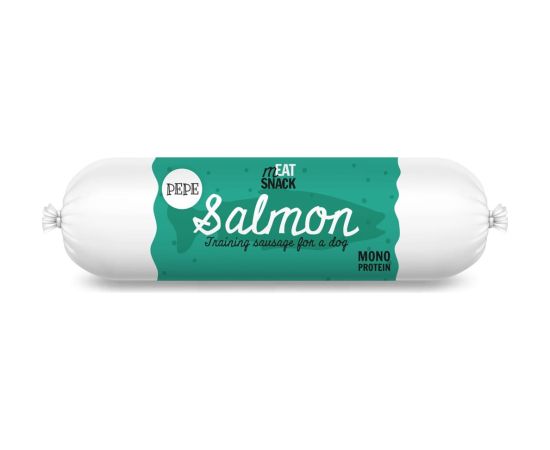 PAKA ZWIERZAKA Pepe Sausage Salmon - dog treat - 200g Suņu barība